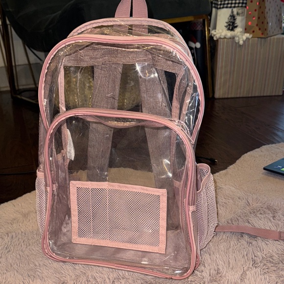Other - Clear Pink Backpack